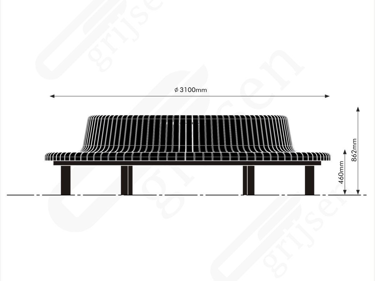 Boombank Plane Superior maattekening