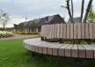 Boombanken Plane met rugleuning voor de openbare ruimte 2
