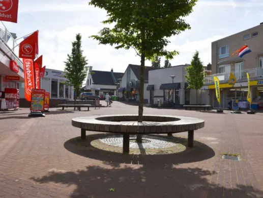 Boombank Plane voor de openbare ruimte