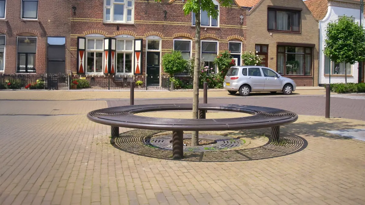 Boombank Wenters enkelzits voor de openbare ruimte 2