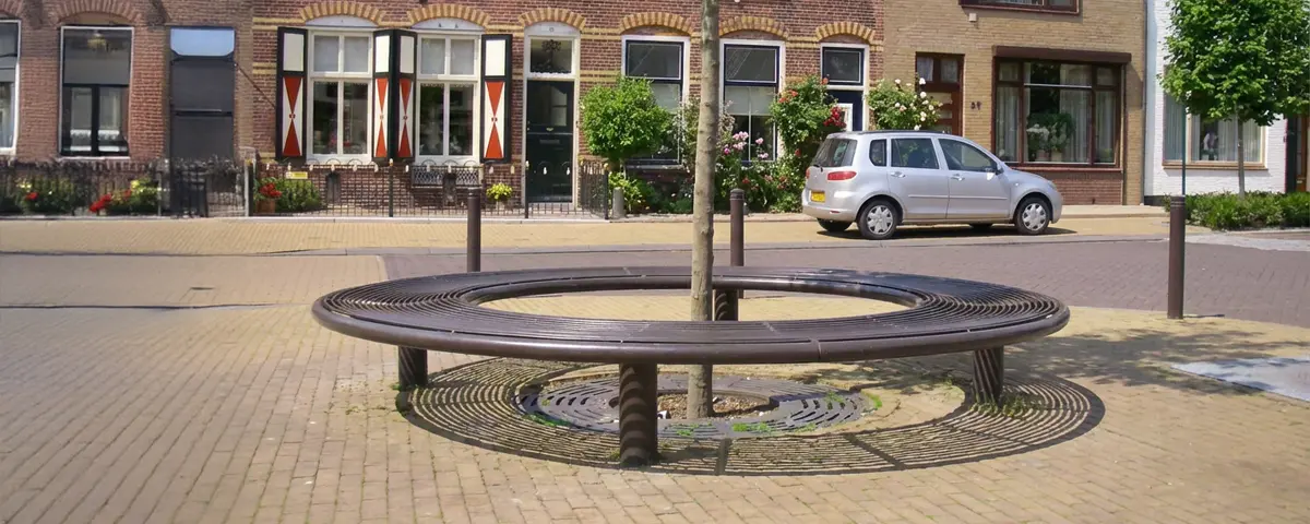 Boombank Wenters enkelzits voor de openbare ruimte 2