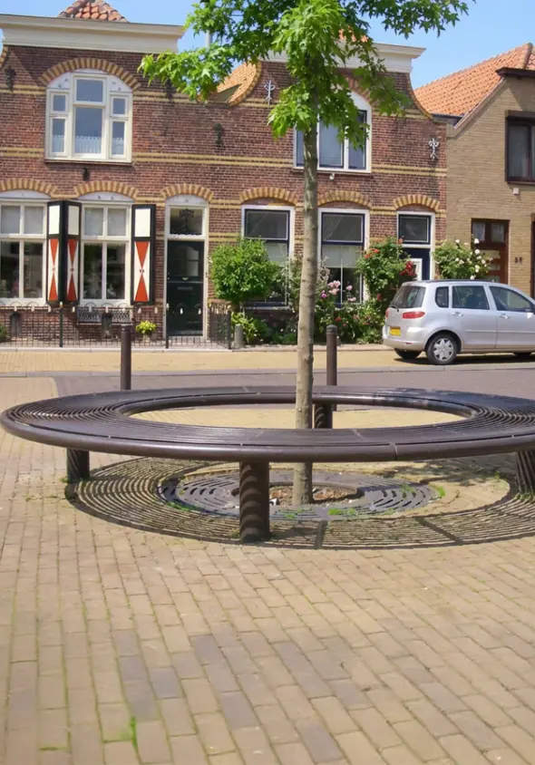 Boombank Wenters enkelzits voor de openbare ruimte 2