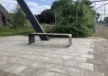 Buitenbank Bend enkelzits planken