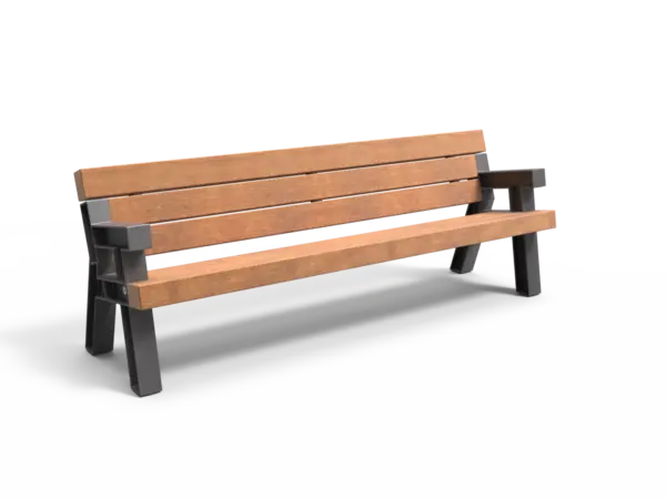 Product render Big Bench outdoor benches Grijsen