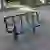 Cruzado enkelzits met rug en armleuning staal Impression image