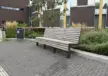 Parkbank Edge 2200 3 Grijsen Stadtmobiliar