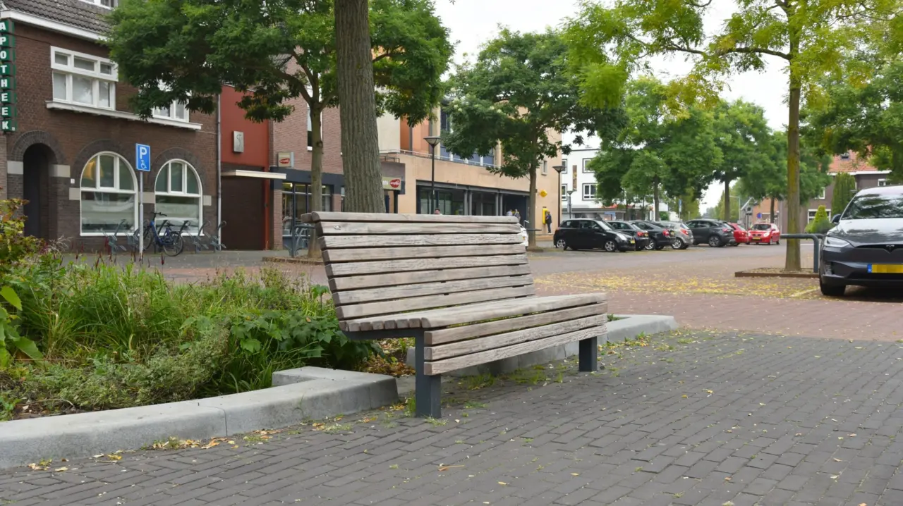 Parkbank Edge 1800 2 Grijsen Stadtmobiliar