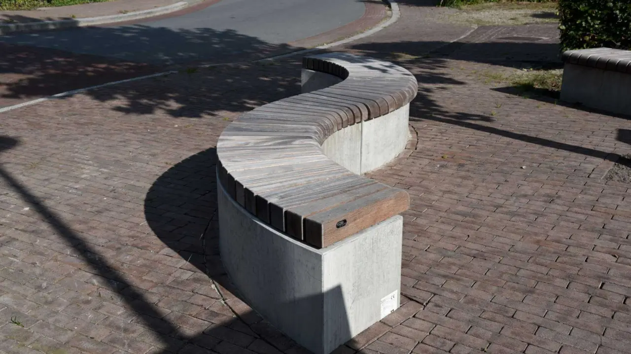 Betonnen buitenbank Grid element 9