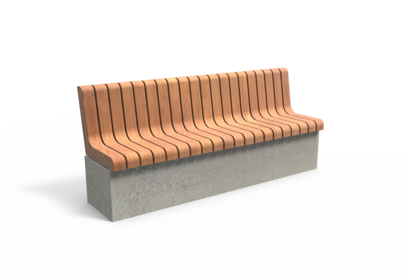 Buitenbank Grid Element 6 productrender