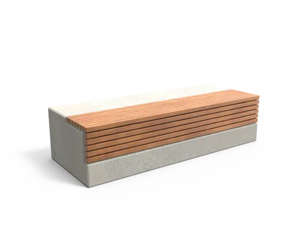 Product render Lounge element 3 Grijsen