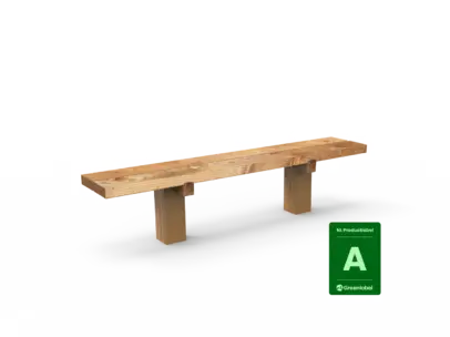 Buitenbank Natuur Comfort enkelzits productrender