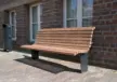 Buitenbank Notaris enkelzits met rugleuning