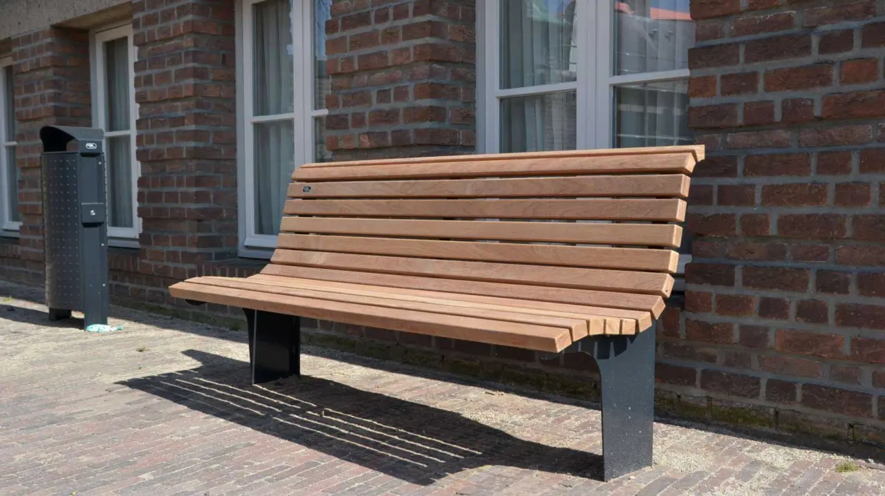 Buitenbank Notaris enkelzits met rugleuning