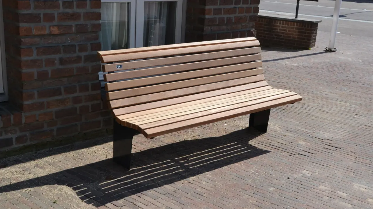 Buitenbank Notaris enkelzits met rugleuning
