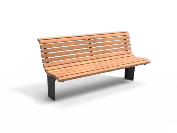 Rendering Notaris Einzelsitz mit Rückenlehne
