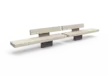 Productrender Plane II Duo Comfort Buitenbanken Grijsen Park Straatdesign accoya 1