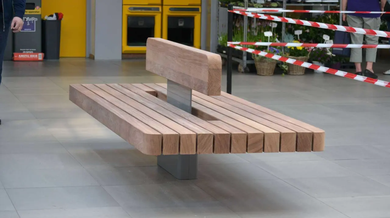 Buitenbank Plane II dubbelzits met rugleuning