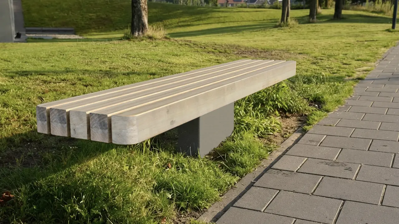 Buitenbank Plane II enkelzits Accoya