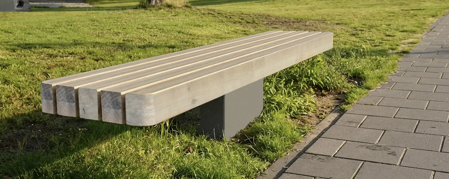 Buitenbank Plane II enkelzits Accoya