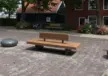 Plane plus dubbelzits met rugleuning A voor de openbare ruimte