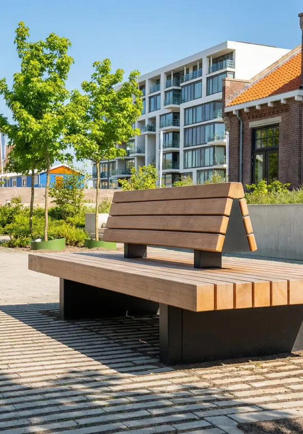 Plane plus dubbelzits met rugleuning comfort