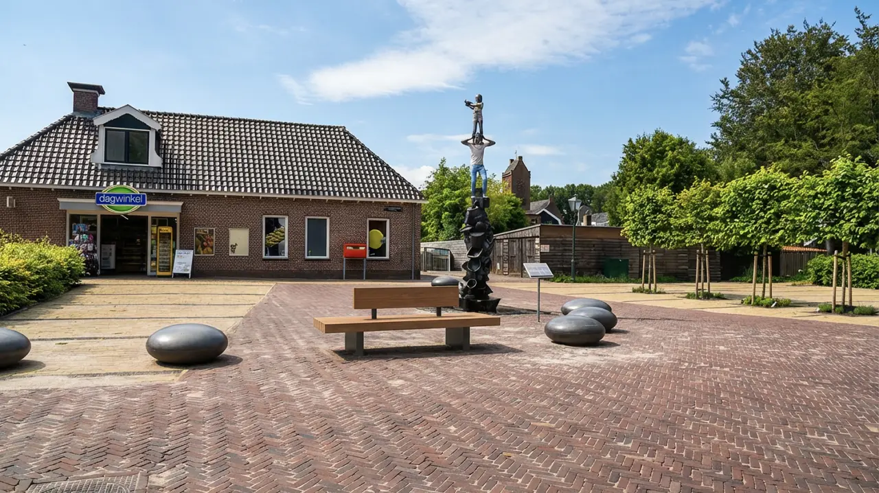 Plane Plus dubbelzits met rugleuning voor de openbare ruimte