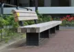 Buitenbank Plane Plus enkelzits met rugleuning B