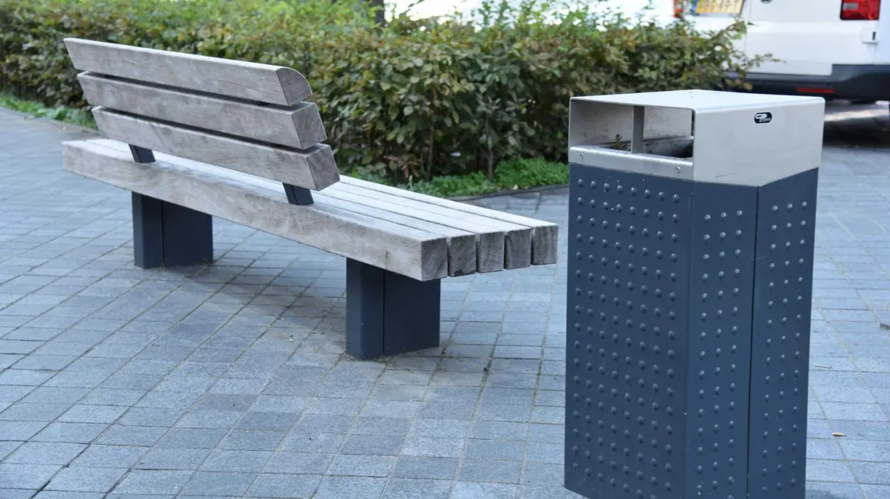 Buitenbank Plane Plus enkelzits met rugleuning B