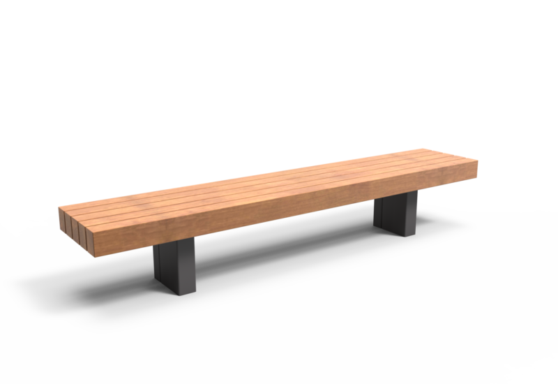 Productrender Plane enkelzits Plus Buitenbanken Grijsen Park Straatdesign 2