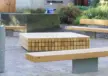 Buitenbank Plane Solid poef
