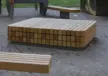 Buitenbank Plane Solid poef