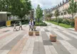 Poef Plane solid 490 voor de openbare ruimte
