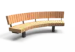 Productrender Plane gebogen met rug