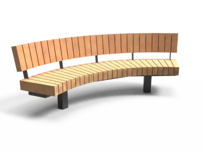 Productrender Plane gebogen met rug