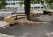 Gebogen Plane enkelzits zonder rugleuning 6