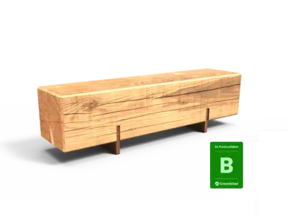 Buitenbank Pure Eco enkelzits 1500 productrender
