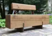 Buitenbank Pure Eco douglas met rugleuning 1500 3