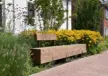 Buitenbanken Pure eco enkelzits met rugleuning voor de openbare ruimte 4