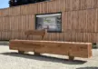 Buitenbank Pure Eco enkelzits met rugleuning 3000