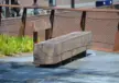 Buitenbank Pure Eco enkelzits met rugleuning 3000