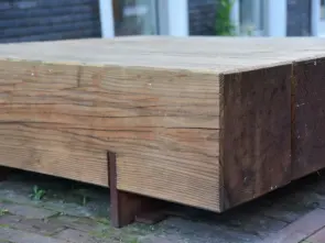 Buitenbank Pure Eco Douglas poef 1500 5