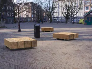 Buitenbank Pure poef 1500