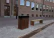 Buitenbank Quadrat Eco enkelzits