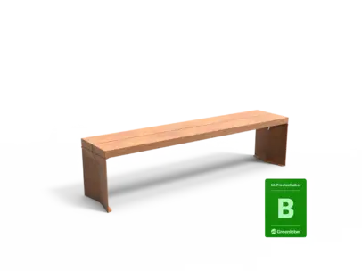 Productrender Quadrat Eco enkelzits Grijsen Label B