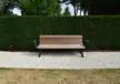 Buitenbank Retro enkelzits met rugleuning