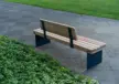 Buitenbank Rondure enkelzits met rugleuning 3