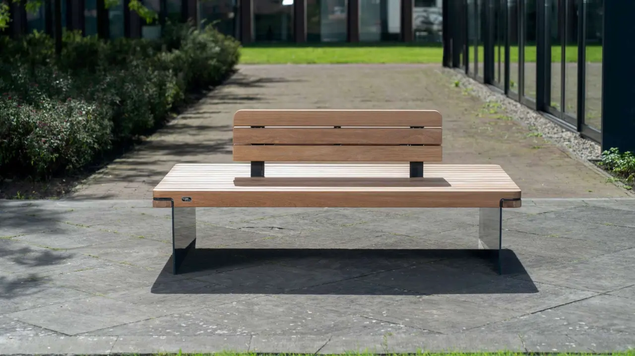 Buitenbank Rondure dubbelzits met rugleuning 5