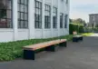 Buitenbank Rondure Staander koppelstuk1