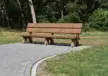 Buitenbank Vista enkelzits met rugleuning