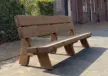 Buitenbank Vista enkelzits met rugleuning